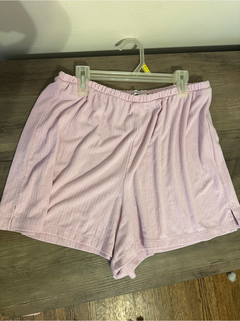 Abercrombie and Fitch Light Purple Ribbed Lounge sleep Shorts